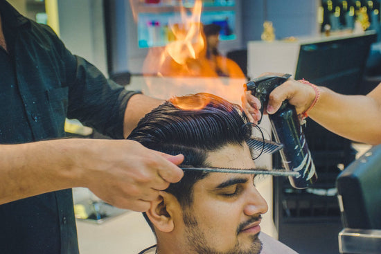 Hair on Fire? A Spa in India Creates the Fire Cut!