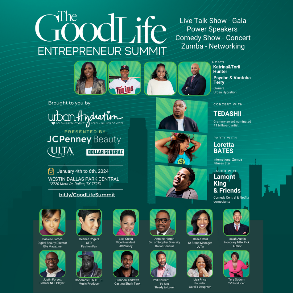 Urban Hydration Presents The Good Life Summit Sponsored by JCPenney Be