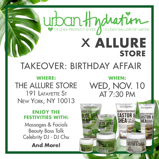 You're Invited! Urban Hydration Takes Over the Allure Store