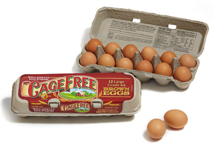 More and more restaurants turn to "Cage Free" eggs.