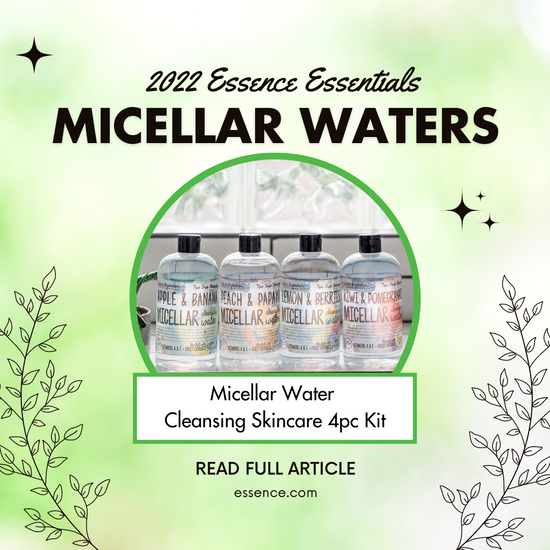 Our Micellar Water Cleansing Skincare 4pc Kit is One of Essence Magazine's 2022 Essentials! 🎉😍