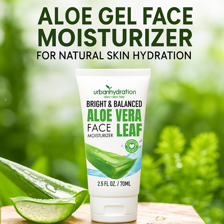 ALOE GEL FACE MOISTURIZER FOR NATURAL SKIN HYDRATION