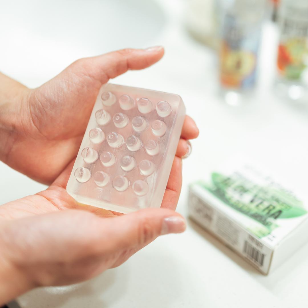 Aloe Vera Leaf Face & Body Bar Soap - 6 Pack