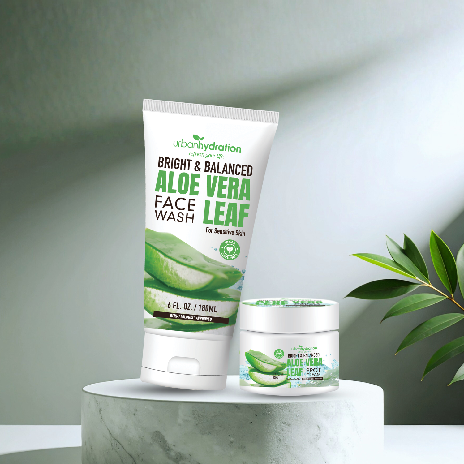 Aloe Vera Cleanse & Hydrate 2pc Set-Face Wash & Spot Cream