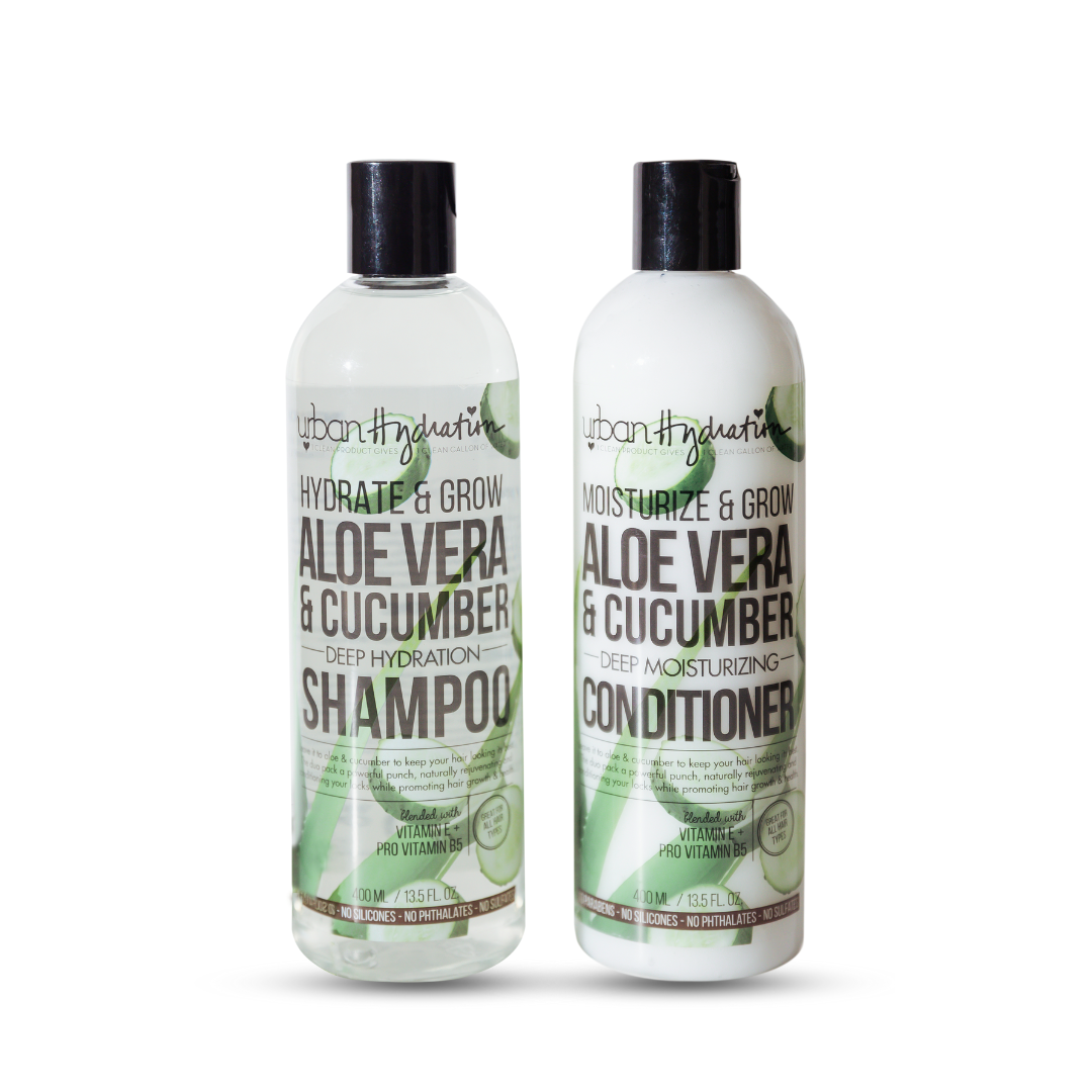 Urban Hydration Aloe Vera & Cucumber Deep Hydration Shampoo and Deep Moisturizing Conditioner 2pc Set