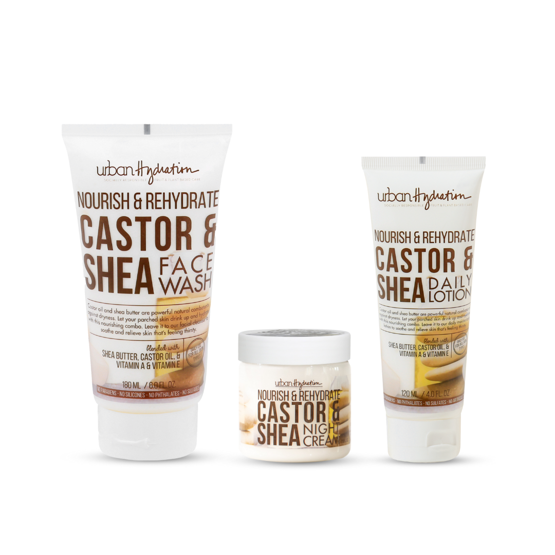 Castor & Shea Skincare 3pc Set