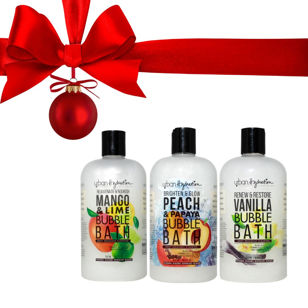 Load image into Gallery viewer, Urban Hydration Bubble Bath 3pc Set Holiday
