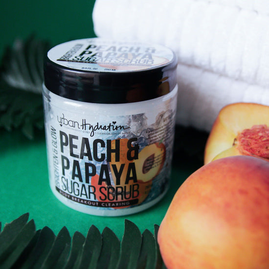Brighten & Glow Peach & Papaya Sugar Scrub – Body Scrub Lifestyle