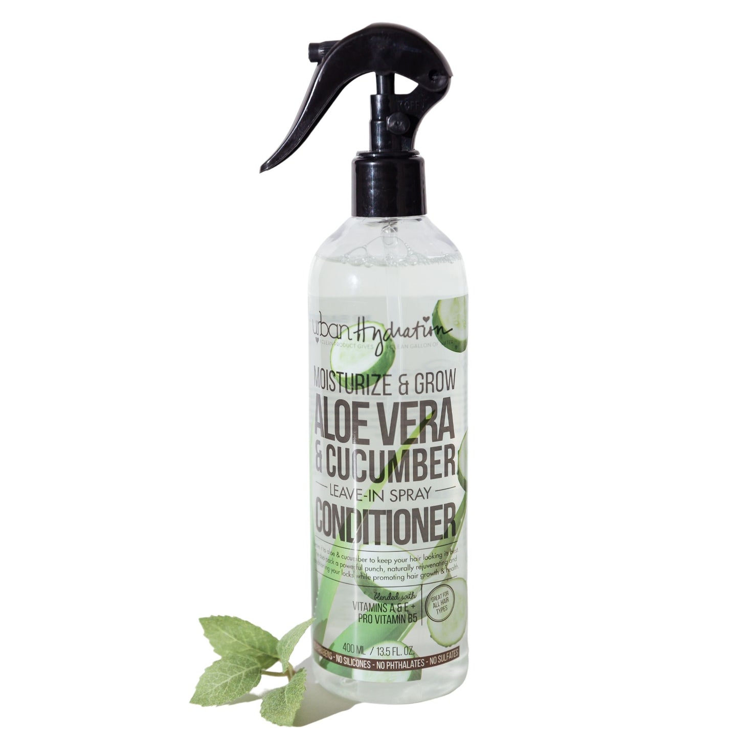 Ampere Dolke lettelse Hydrate & Grow Aloe Vera & Cucumber Leave-in Spray Conditioner – Urban  Hydration