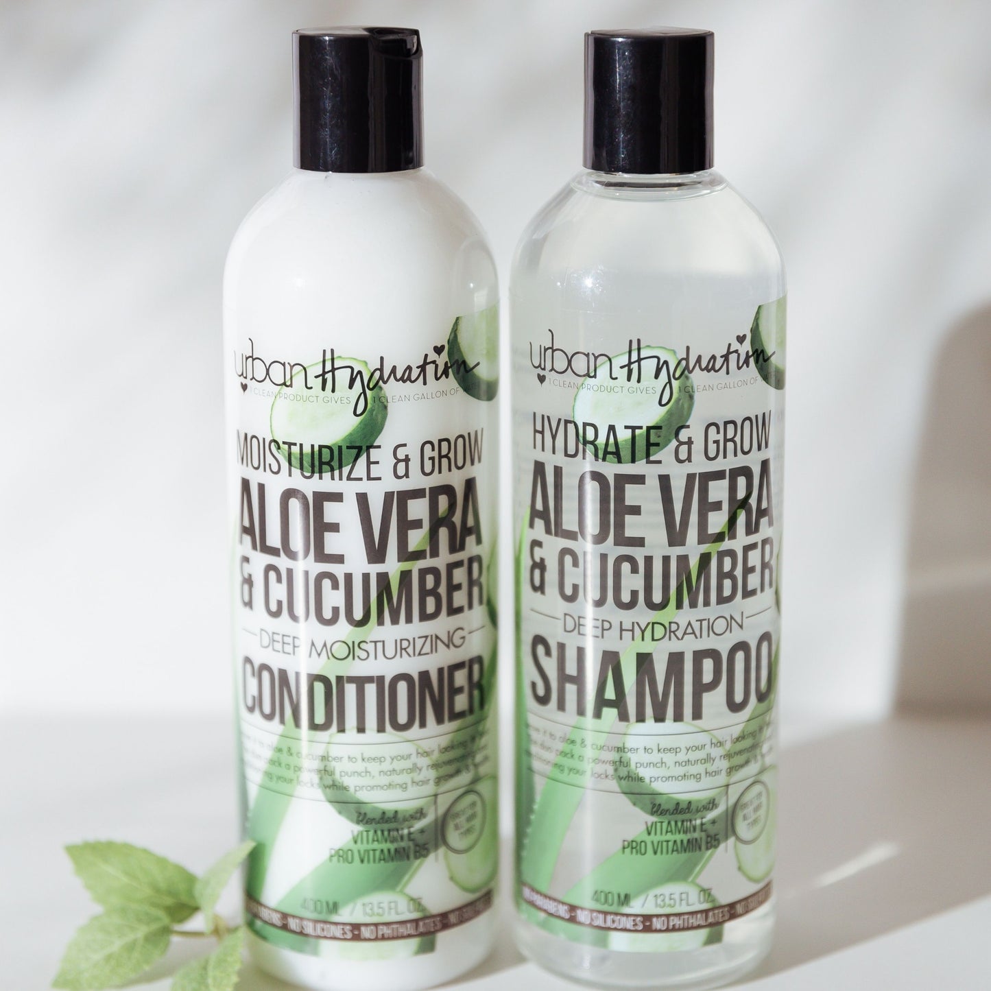 Load image into Gallery viewer, Hydrate &amp;amp; Grow Aloe Vera &amp;amp; Cucumber Haircare 3pc Set
