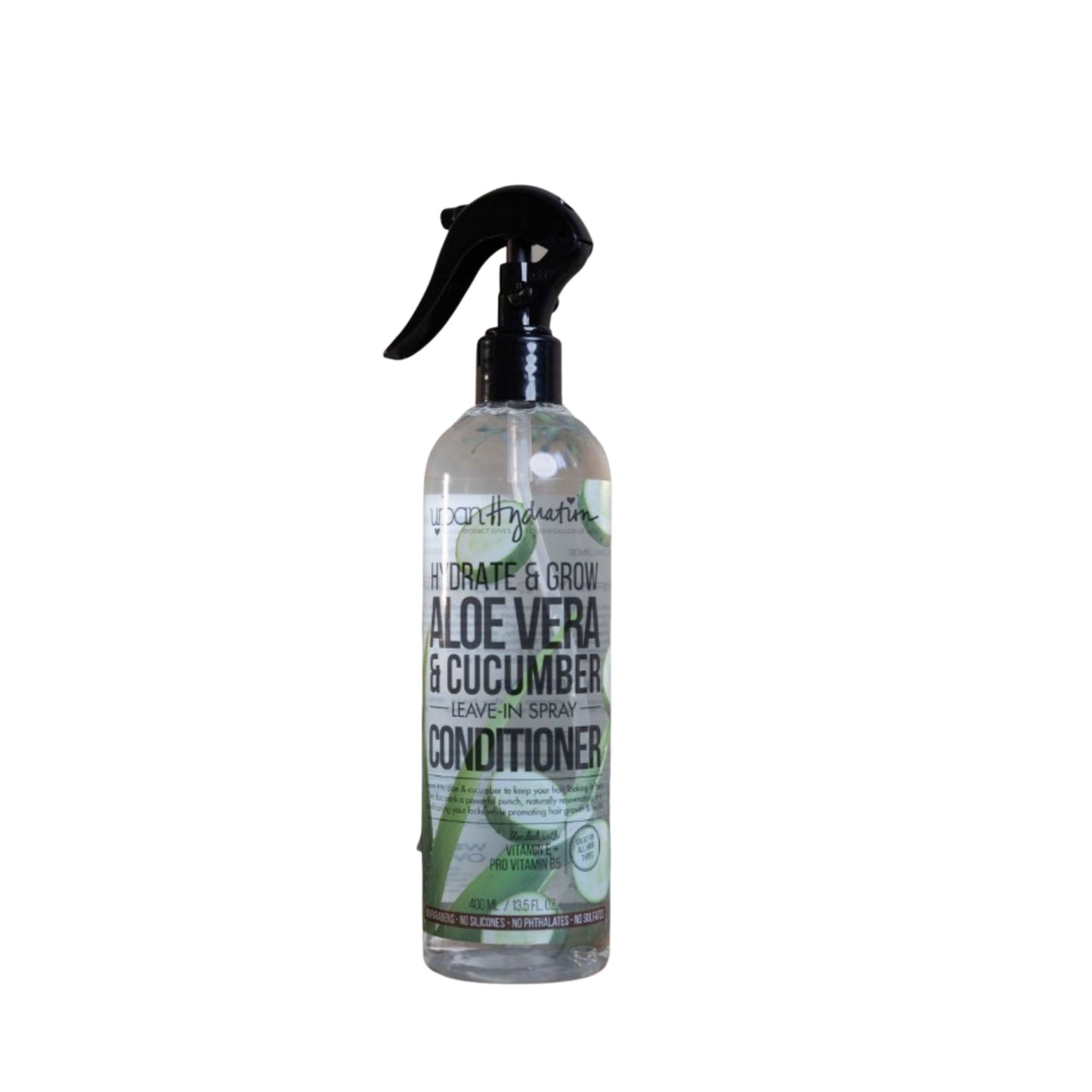 Load image into Gallery viewer, Hydrate &amp;amp; Grow Aloe Vera &amp;amp; Cucumber Leave-in Spray Conditioner
