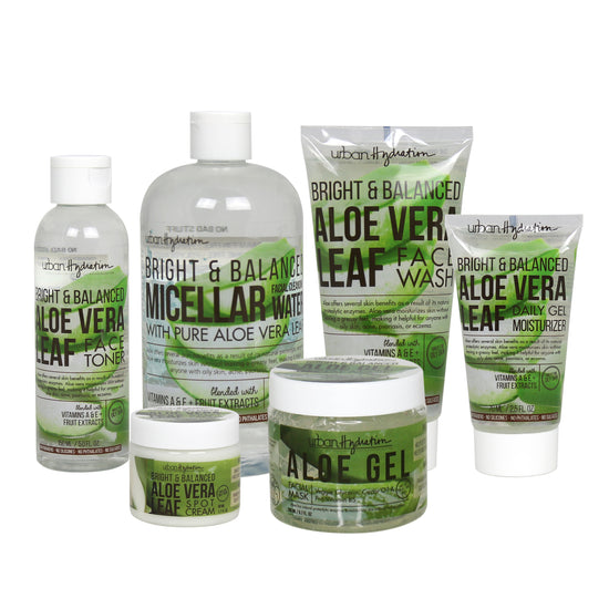 Bright & Balanced Aloe Vera Premium Skincare 6pc Set