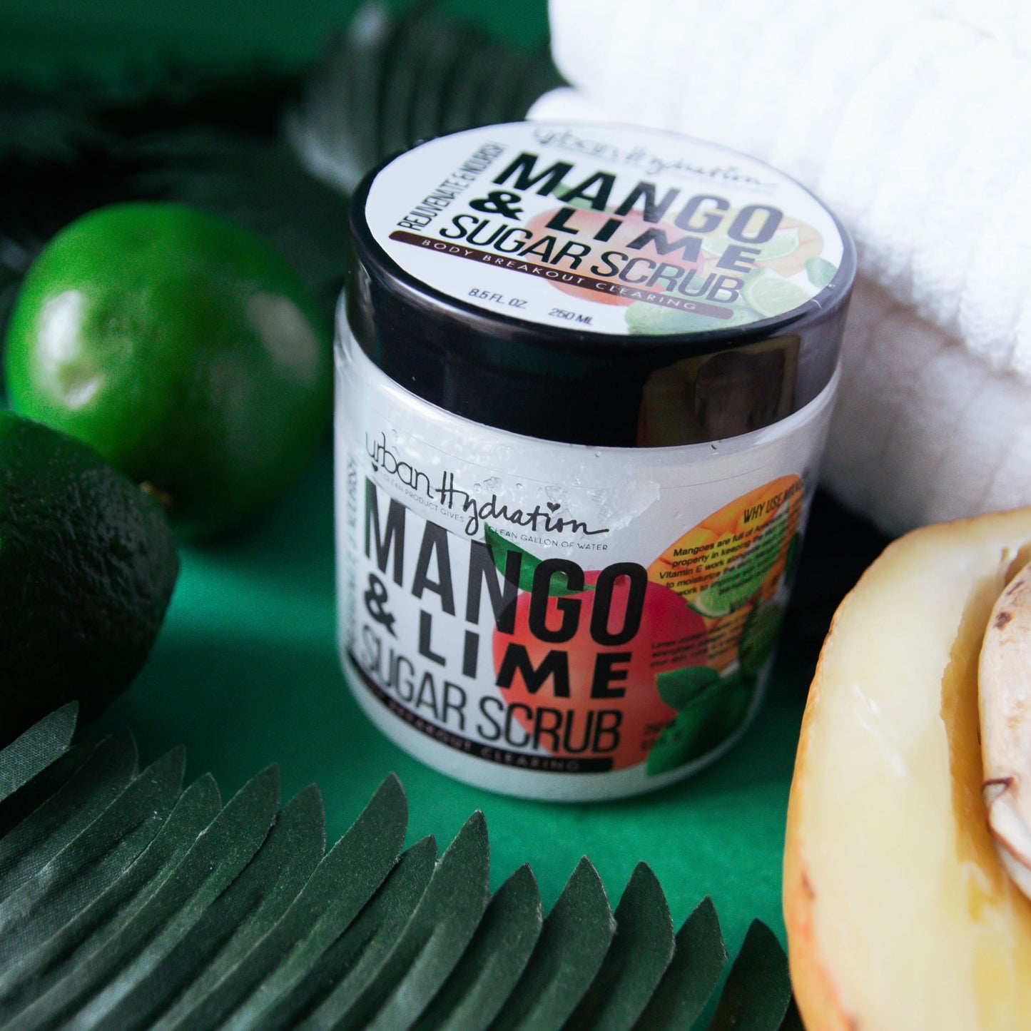 Rejuvenate & Nourish Mango & Lime Sugar Scrub – Body Scrub