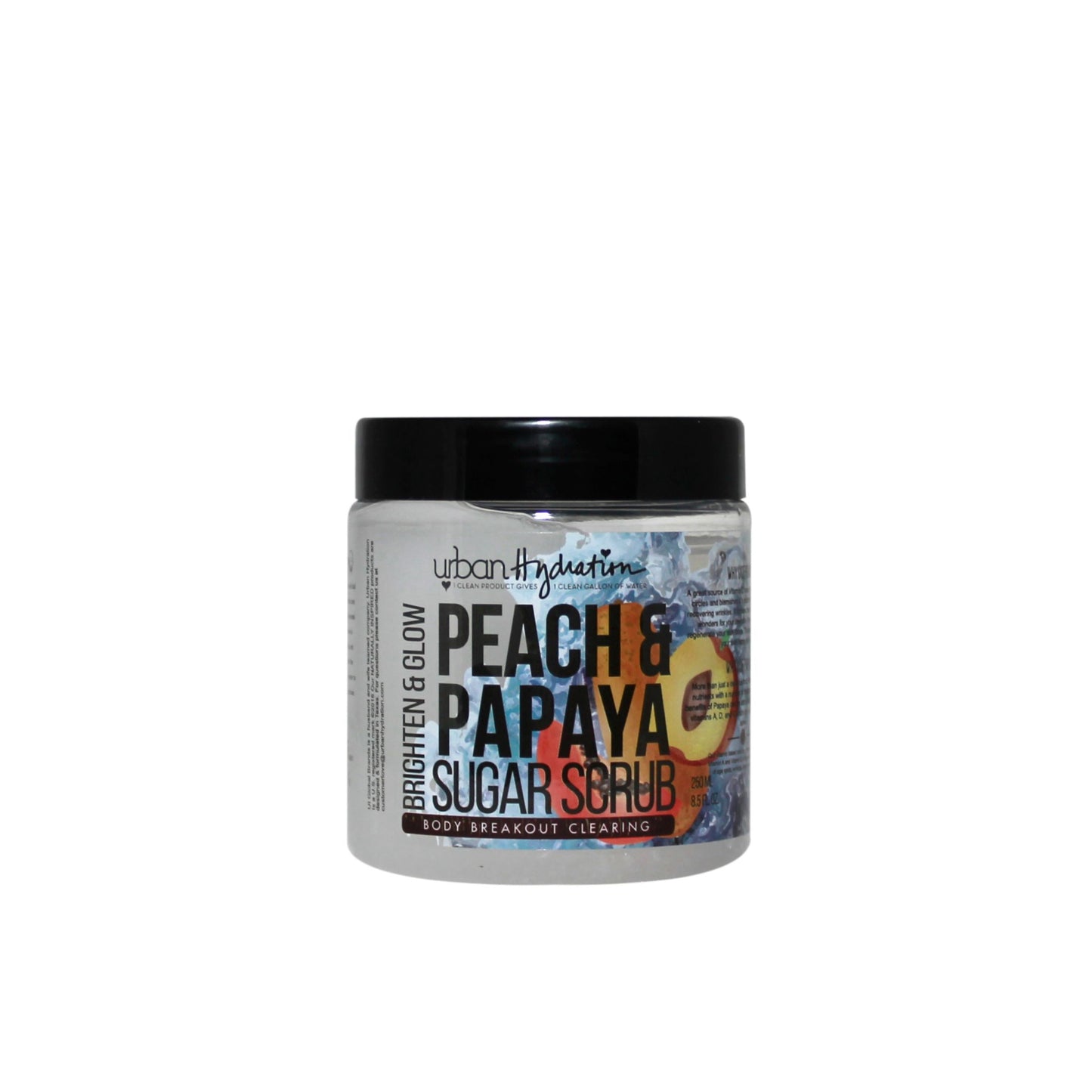 Load image into Gallery viewer, Brighten &amp;amp; Glow Peach &amp;amp; Papaya Sugar Scrub – Body Scrub